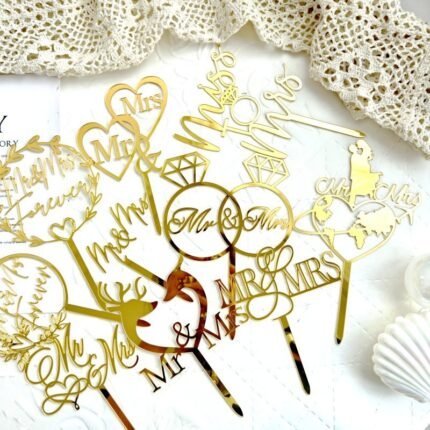 Love Wedding Proposal Acrylic Cake Insertion