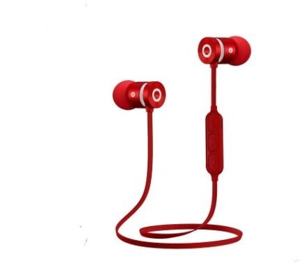 Metal magnetic sports Bluetooth headset wireless In-ear neck-mounted music headset gift