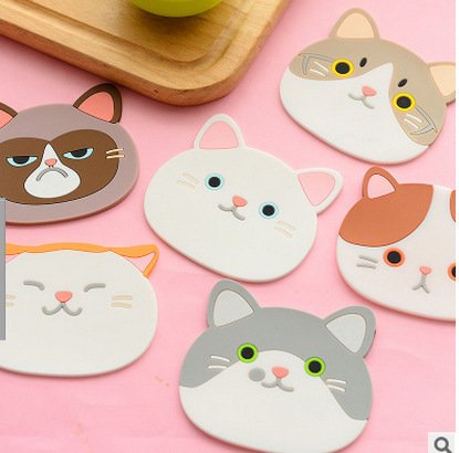Cat Silicone Insulation Coaster