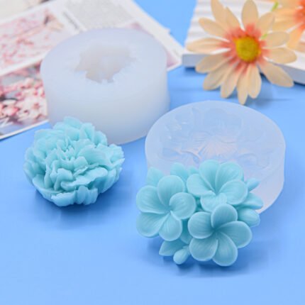 Plumeria Flower Silicone Mold For Fondant Cakes Chocolate And Scented Plaster
