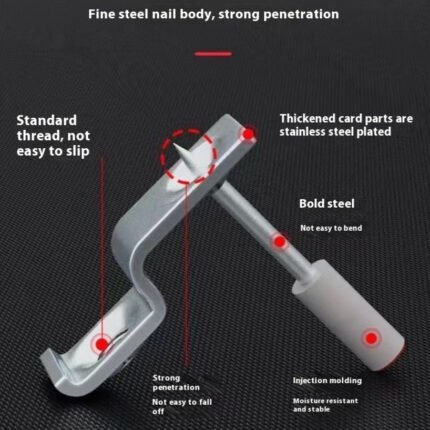 Ceiling Integrated Nail Gun Ceiling Water Pipe Tube Fixed Silencer Fastener