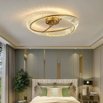 Simple Crystal Ceiling Light For Living Room Master Bedroom And Study A Touch Of Affordable Luxury