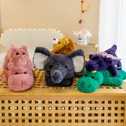 Cute Elephant Cartoon Dinosaur Plush Toy